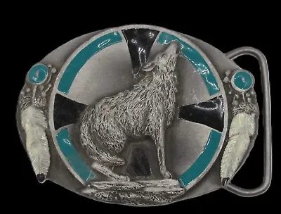 Southwest Wolf Belt Buckle. Bbs7e. New • $16.99