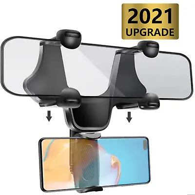 $8.99 • Buy Car Phone Holder Mount Car Rearview Mirror Mount Phone And GPS Holder