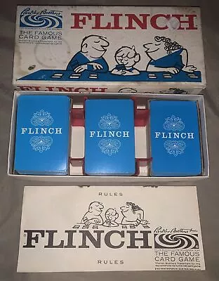 Vintage COMPLETE 1963 Flinch The Famous Card Game Parker Brothers  • $9.99