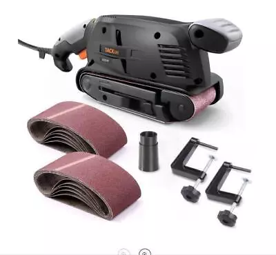 TACKLIFE 600W Belt Sander Bench Variable Speed Control Dust Box Vacuum Adapters • $29.99