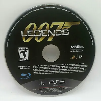 £6.70 • Buy 007 Legends PS3 (Sony PlayStation 3, 2012) Disc Only MINT No Scratches