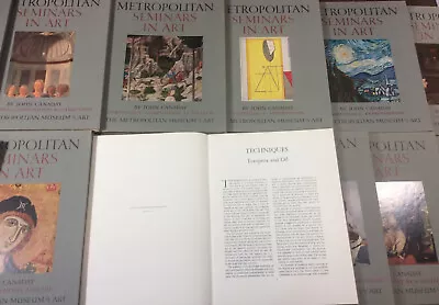 Metropolitan Seminars In Art By John Canaday - 1958 12 Volume Hc Set With Prints • $59