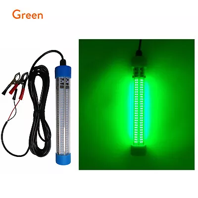 50W LED Fishing Light Underwater Submersible Lure Bait Night Lamp 5300LM 12V 24V • $34.89