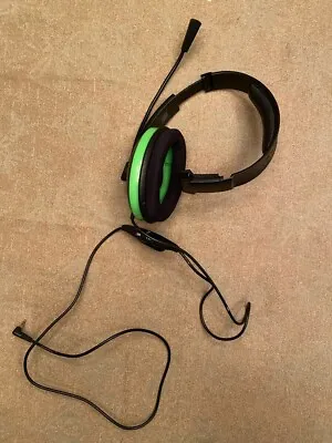 Turtle Beach Ear Force XC1 Green Headset With 3.5mm Adapter For Xbox 360/One • $5