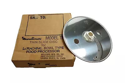 Moulinex La Machine Food Processor Replacement Thin Slice Disc Blade Model TN1 • $6.95