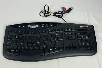 Microsoft Comfort Curve Ergonomic Keyboard 2000 V1.0 1047 KU-0459 - TESTED • $24.99