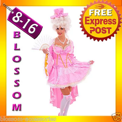 J42 Pink Marie Antoinette Renaissance Masquerade Ball Dress Halloween Costume • $16.67