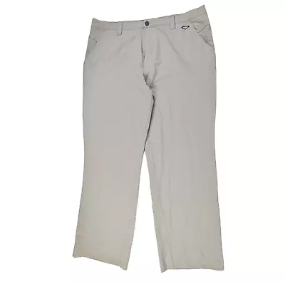 Oakley Take Pro 2.0 Regular Fit Golf Pants Mens Size 40 X 32 Chino Beige Stretch • $23.95