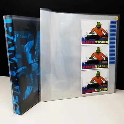 5 Box Set Outer Sleeves - Large No Flap 4mil Plastic 33rpm LP Vinyl Record Album • $9.99