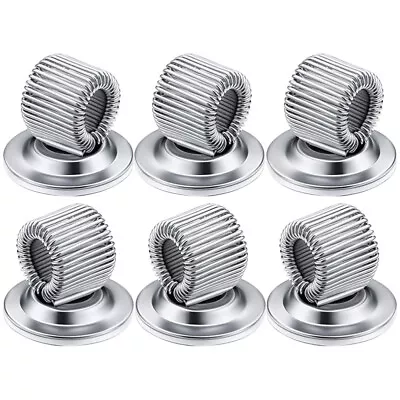  6 Pcs Iron Nurse Magnetic Pencil Holder For Refrigerator Small Holders • £5.35