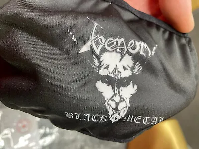 VENOM BLACK METAL ALBUM BAND MERCH BLACK WHITE MASK Washable Custom  • $10.79