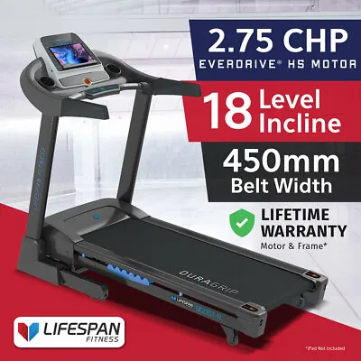 $1729 • Buy Lifespan Fitness BOOST-R Choice Recommended New Electric Treadmill EverDrive