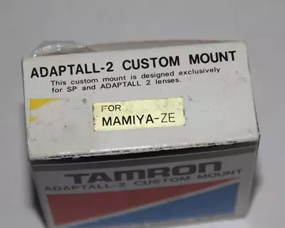 Tamron Adaptall 2 Lens Mount Adapter To Mamiya ZE Film Camera. • £12.99