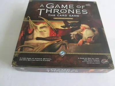 Game Of Thrones The Card Game Second Edition Plus Additional Cards • £22