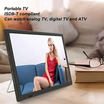 15.4 Inch Digital Television Multifunction Support 1080P Video Rechargeable OCH • £106.60