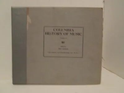 $50 • Buy 78tk Album Set-Classical-COLUMBIA M 361-Col. History Of Music V-5 -(8 Disc Set)
