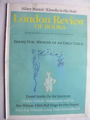 LONDON REVIEW OF BOOKS May 2016 Autism China One-Child Policy Brexit Referendum • £8.50