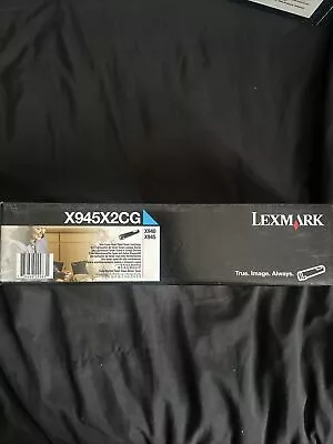 NEW Lexmark X945X2CG Cyan High Yield Laser Toner Cartridge For X940e X945e • £100