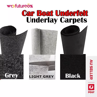Van Lining Underfelt Underlay Carpet Car RV Felt Upholstery Fabric Stain Resist • $8.36