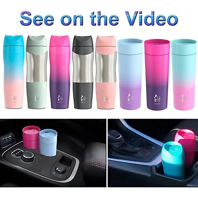 £17.99 • Buy Travel Mug For Hot Cold Drink Insulated Coffee Flask Cup Reusable Thermal