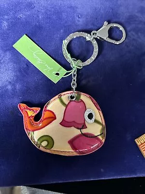 VERA BRADLEY Seashore Whale Fish Keyring Keychain NEW WITH TAGS • $16