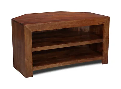 £299.95 • Buy Dark Dakota Solid Mango Wood Furniture Tv Unit/shelves (19n)