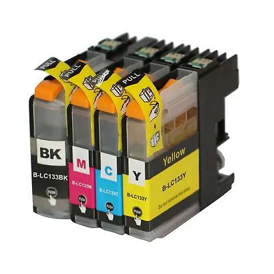 $10.48 • Buy 4 Ink Cartridge For LC-133 Brother DCPJ152W DCP J172W DCPJ552DW Printer LC131