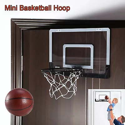 Basketball Hoop System Mini Wall Basketball Net Goal Indoor Outdoor Home Office • $33.84