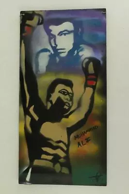 Original Art Painting MUHAMMAD ALI Boxing By TONY B CONSCIOUS Venice Beach • $328.68