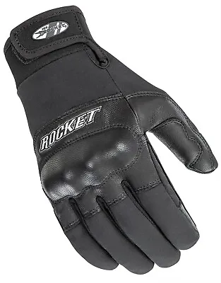 Joe Rocket Prime Leather Motorcycle Riding Gloves Black Xl 1850-2005 • $24.99