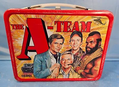 Vintage Thermos 1983 The A-Team Metal Lunch Box. • $80