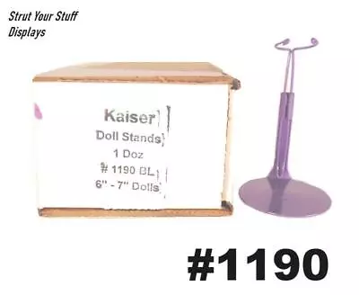 £21.91 • Buy 12 STANDS KAISER #1190 LAVENDER. NEW. Fit 6 -7  Tall Dolls Slim DAWN, Mini GINNY