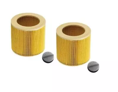 Pack Of 2 Cartridge Filter Fit Karcher WD2.200 WD3.500 Wet & Dry Vacuum Cleaners • £9.49