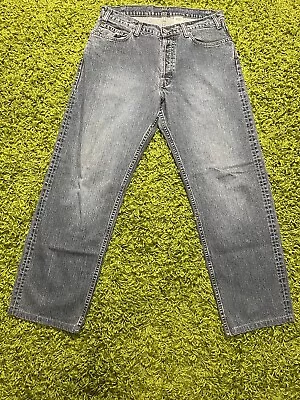 Levi's Silver Tab Vintage 90s Med. Stone Wash Denim Blue Jeans Mens 34x32 Sample • $49.96