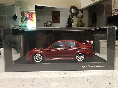 Ignition Model 1/18 - Mitsubishi Lancer Evolution VI GSR T.M.E (CP9A) Red • $2000