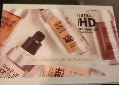 MAKE UP FOR EVER Ultra HD Foundation Card Sample Card Shades Y225 Y335 Y463 R560 • $5.09