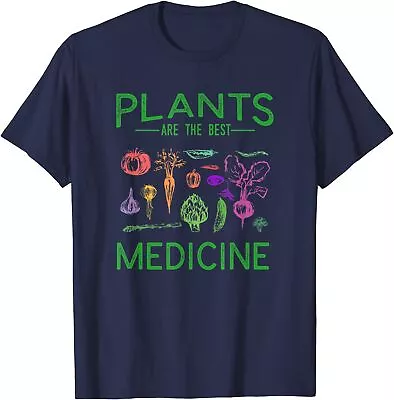 Vegan Plants Are The Best Medicine Wfpbd Plant Based Unisex T-Shirt • $19.99