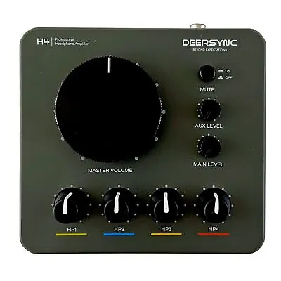 Deersync H4 4-Channel Professional Studio Headphone Amplifier | MaxStrata® • $89.95