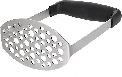 RosewineC Stainless Steel Potato Masher: Non-Slip Handle Ideal For Baby Food • £12.99