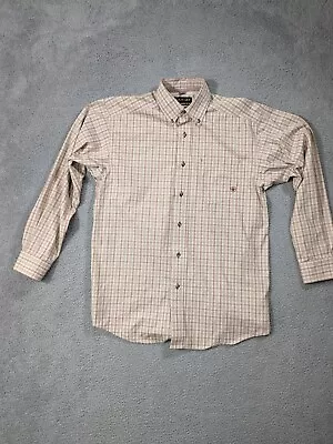 Ariat Shirt Mens Medium Pro Series Long Sleeve Button Western Rodeo Plaid  • $18.99