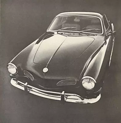 1970 Volkswagen Karmann Ghia  Vintage Ad Ready To Frame • $4.99