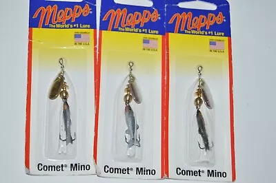 3 Lures Mepps Comet Mino Minnow Size 0 Trout Spinners 1/9oz Assortment • $19.95