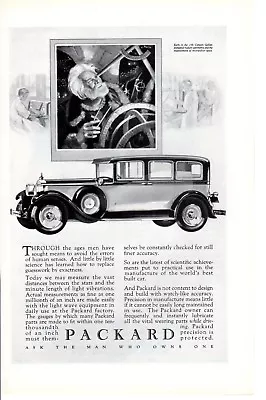 Vintage Print Auto Car Ad Packard Galileo Art General Electric Refrigerator C28 • $12.95