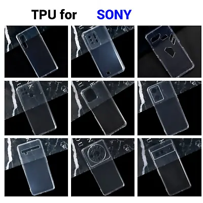 $10.99 • Buy Clear TPU Shell Cover For SONY XPERIA - Silicone Case For All Models