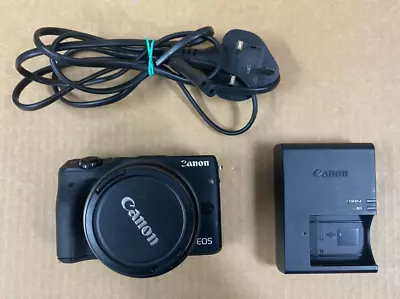 Faulty Canon EOS M3 24MP Mirrorless Digital Camera (Kit W/ 15-45mm Lens) • £170