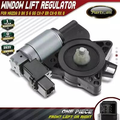 Front Window Regulator Motor For Mazda 3 BK 5 6 GG CX-7 ER CX-9 Right RX 8 Left • $29.50