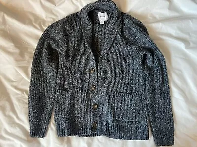 Mens Old Navy 5 Button Cardigan Sweater Dark Grey Size Small • $20