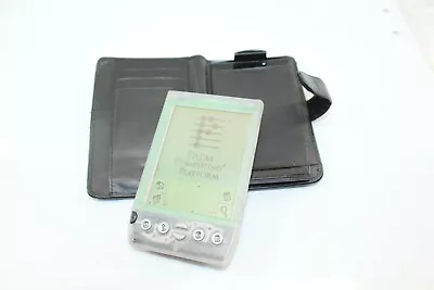 Vintage Palm Computer With Wallet Case Working Palm Computing Platform • £37.37
