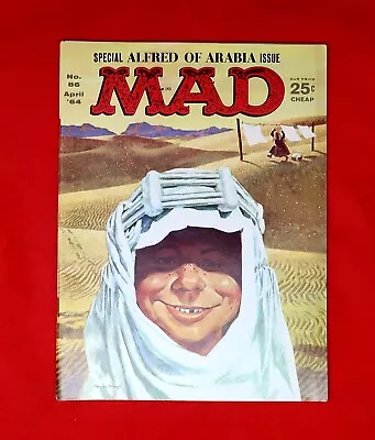 April 1964 #86 MAD Magazine Special Alfred Of Arabia Issue Norman Mingo • $29.99