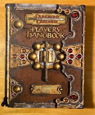 Dungeons & Dragons Player's Handbook Core Rulebook I V.3.5 2003 First Printing • $23.50